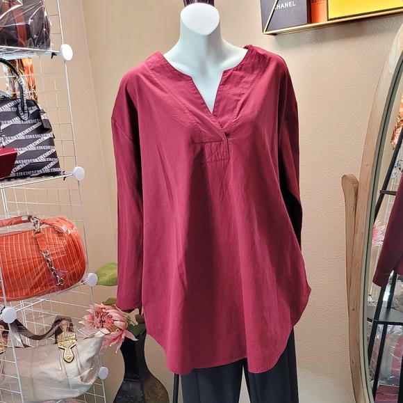 women's oversized blouse - Picture 1 of 7